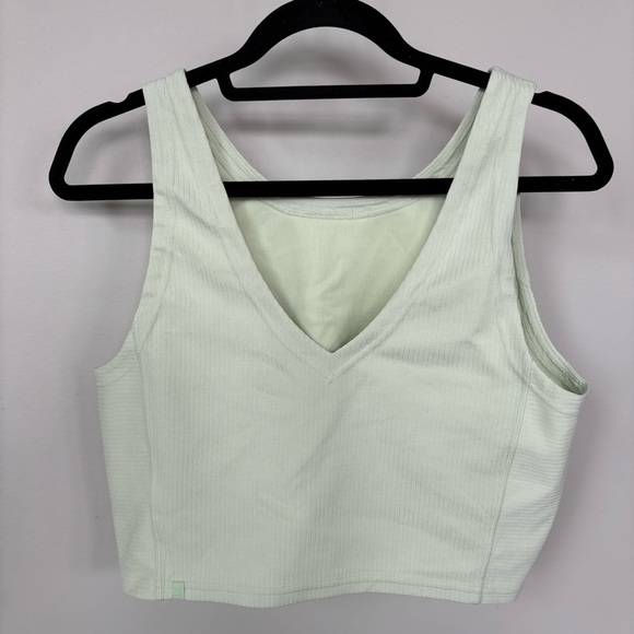 Lululemon Ribbed Softstreme Crop Tank Top Size 12 - Picture 2 of 5